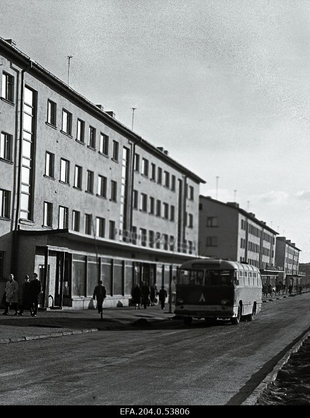 View of new houses in the micro district of Kohtla-Järve, the socialist part of the city.
