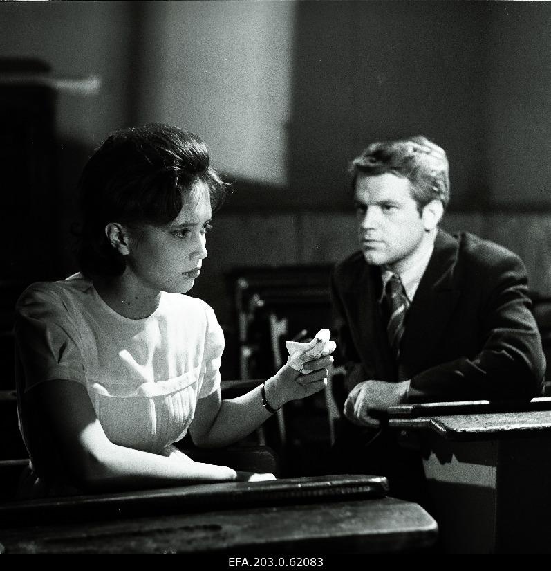 The film studio "Tallinnfilm" play film "We were 18 years old", Virve- Mare Hellaste (Garšnek) and Elmar- Evald Hermaküla.