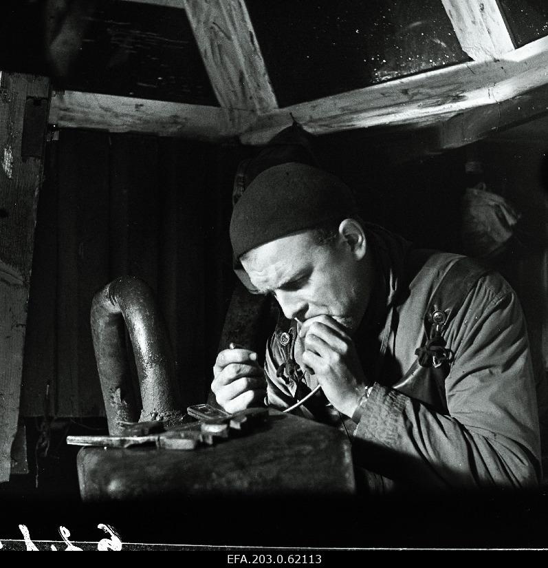 Peeter Šmakov (Card) Jüri in the film "Tallinnfilm" in the game film "The men of one village".