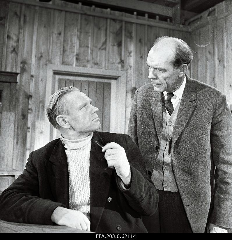 Kader film studio "Tallinnfilm" from the game film "The men of one village", Ervin- O.Liigand and Kandel- A.Sikkel (best).