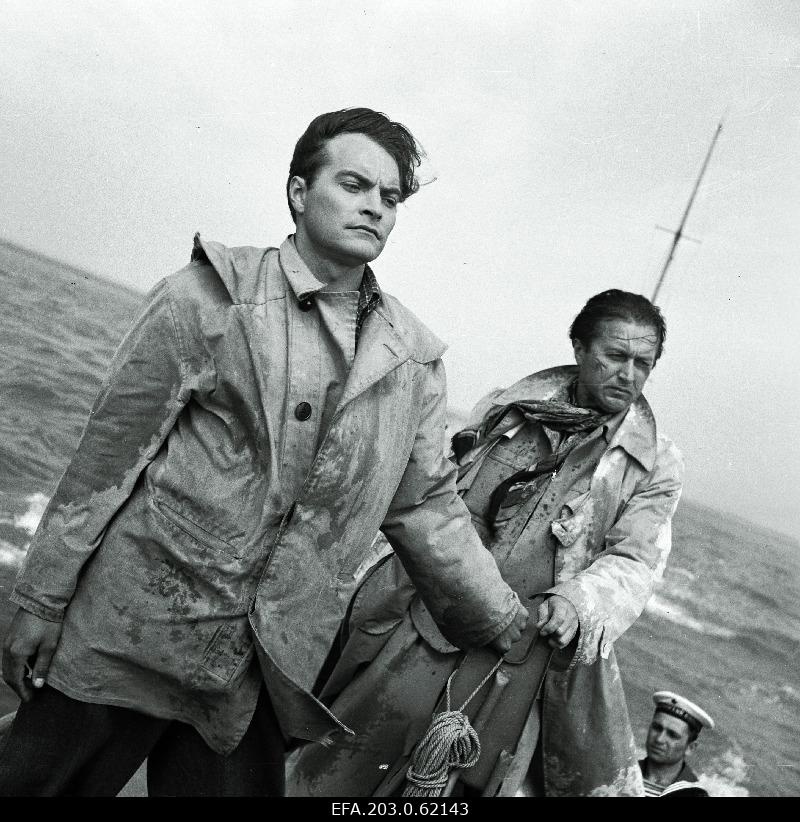 Kader film studio "Tallinnfilm" from game film "Yachts at sea", Juhan- Rein Aren and Paul- Olev Eskola (best).