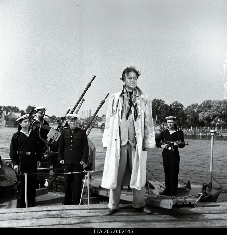 The film studio "Tallinnfilm" playfilm "Yachts at sea", Raud- E.Nõmberg.