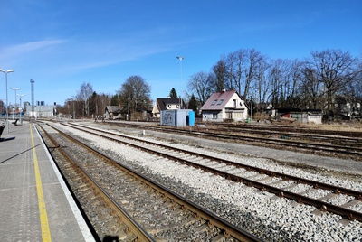 Railway station rephoto