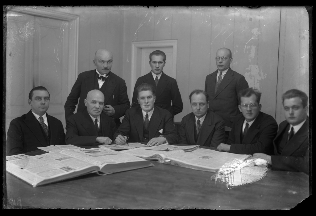 Men around the table