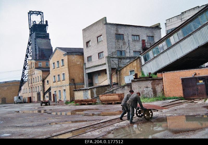 Tammiku burning stone mine.