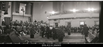 The funeral service of Georg Otsa, the singer of the Soviet Union's folk artist in Rat Estonia.  similar photo