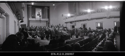 The funeral service of Georg Otsa, the singer of the Soviet Union's folk artist in Rat Estonia.  similar photo