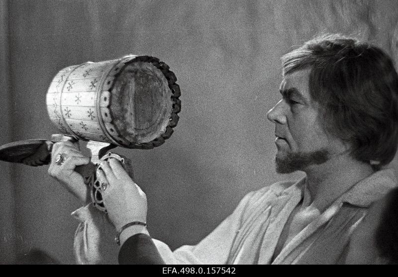 The film “Estonian Telefilm” from the historical game film “Three Districts”. Balthasar Russow - Georg Ots.