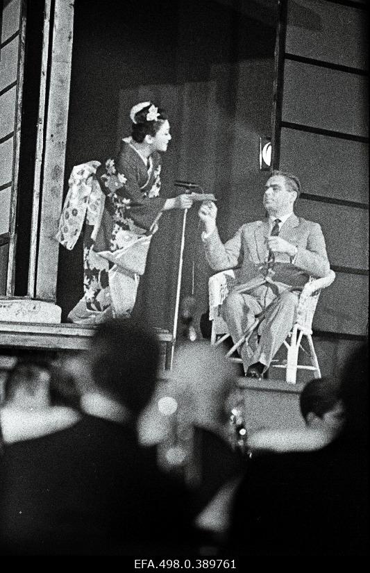 G. Puccini opera Madam Butterfly Theatre Estonia. Lieutenant – Georg Ots.