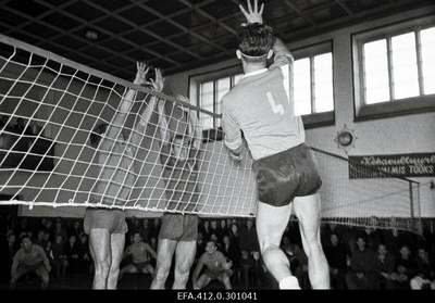 Volleyball competition Leningrad Spartak-TPI.  similar photo