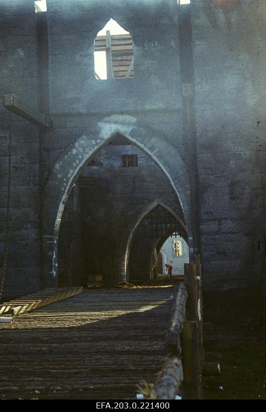 Construction of film props for Tallinnfilm's feature film "Blood stone". Harju gate.