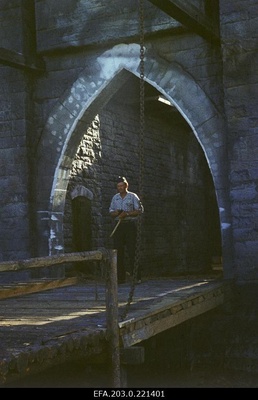 Construction of film props for Tallinnfilm's feature film "Blood stone". Harju gate.  similar photo