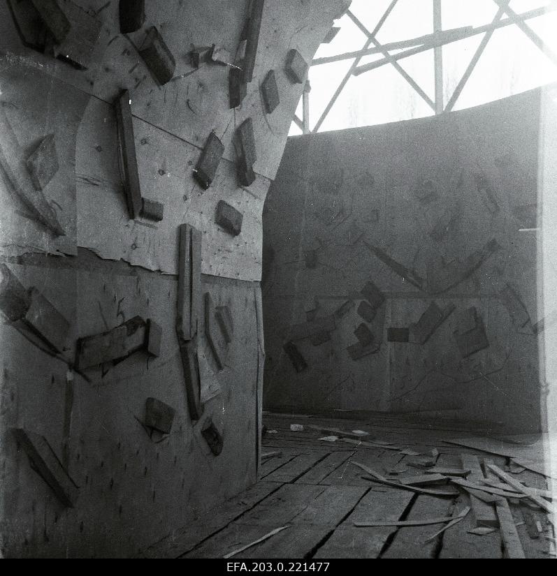 Game film "The curse of the Madude valley" (Poland-Estonian joint work). Construction of decorations