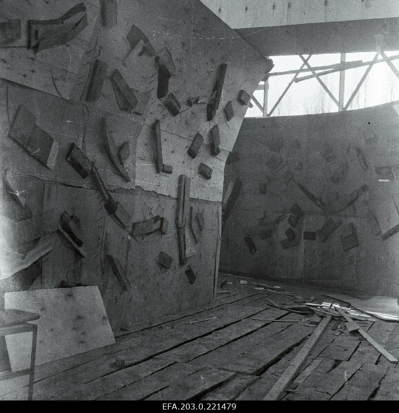 Game film "The curse of the Madude valley" (Poland-Estonian joint work). Construction of decorations