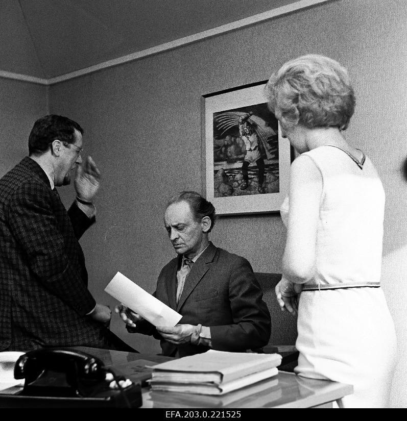 Cader from the Tallinn film game "Viini postmark".