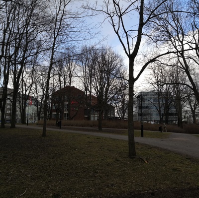 Helsingin olympialaiset 1952. Olympiakisojen virallisen kisajuoman (vuodesta 1928) Coca-Colan myyntipiste Hesperian puistossa. rephoto