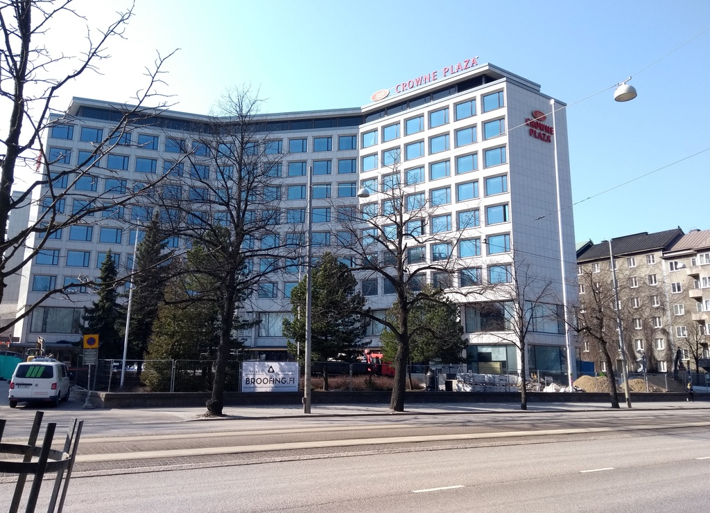 Mannerheimintie 48-50, Hotelli Hesperia. rephoto