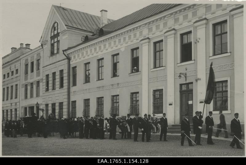 Gerhard Soosaare, alumni of the company "Fraternitas Estica" in Tartu on the Freedom Road