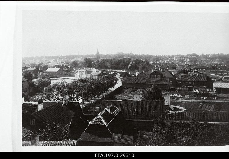 View of Tartu from the Meltsiveski Street.