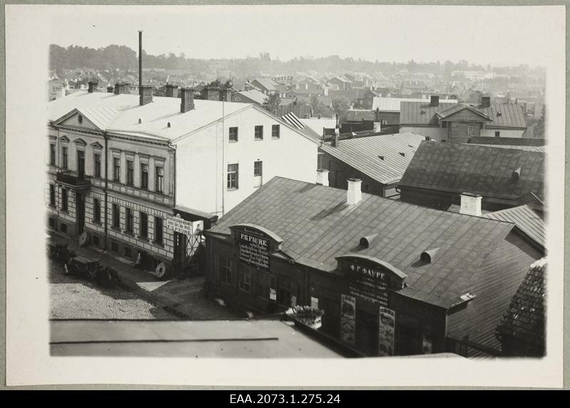 View of the buildings of f. g. Faure's steam hull in Tartu on Holmi Street