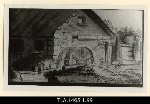 The lower Mühle in Reval A.D. 1549 ("Tiigiveski").
