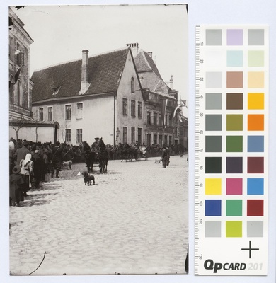 Sari Tallinn views. View from the old Posthouse to the streets of Old Post and Big Karja.  duplicate photo
