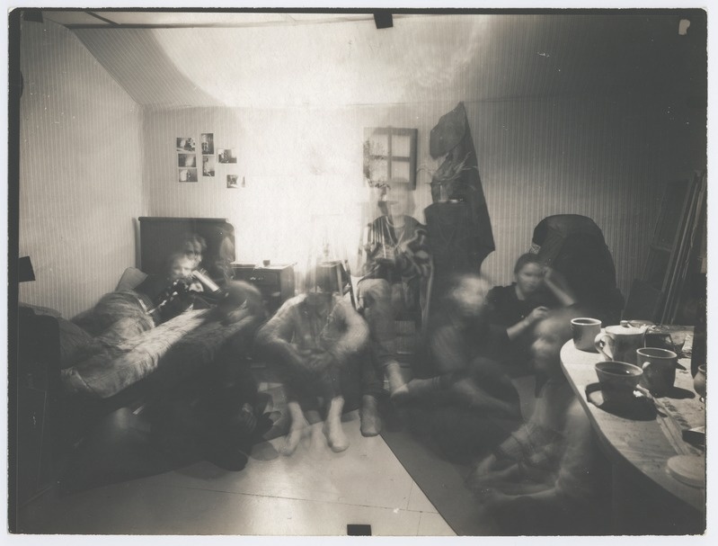 Company in the room.