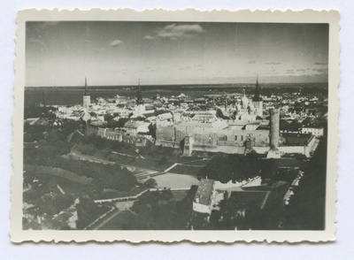 Tallinn. View of Toompea and Old Town by Lilleküla  duplicate photo
