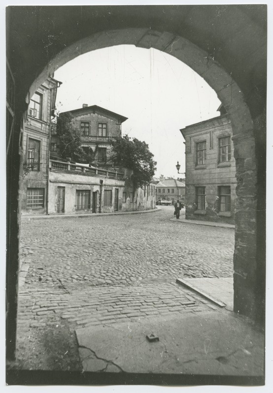 View towards the new street from Olevimägi.