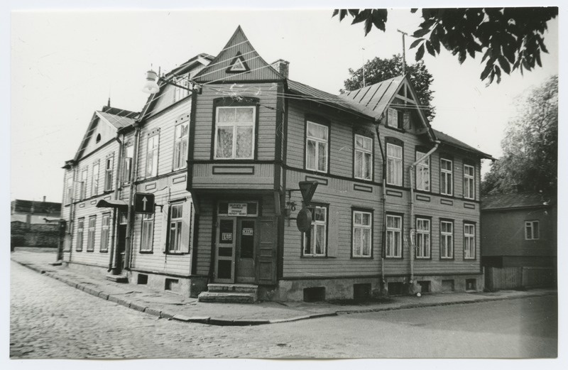 Double wooden building