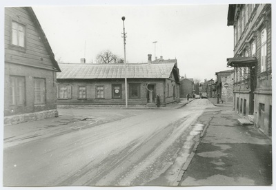 View of single wooden buildings  duplicate photo