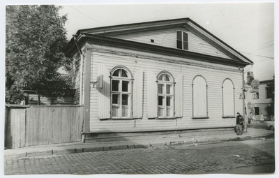One-time wooden building  duplicate photo