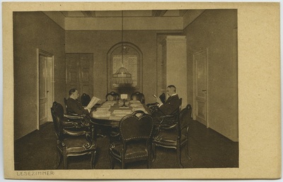 Reading room of the Blackheads Brotherhood House.  duplicate photo