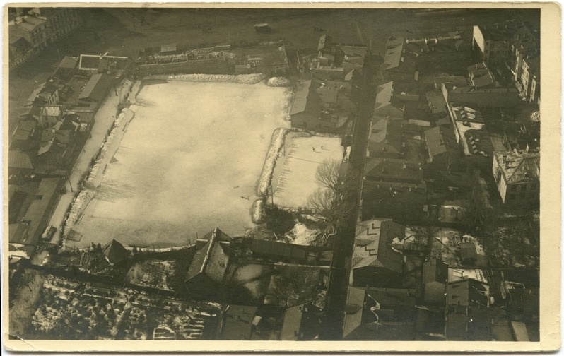 Tallinn, Kalev Stadium, Aerial Photo Square