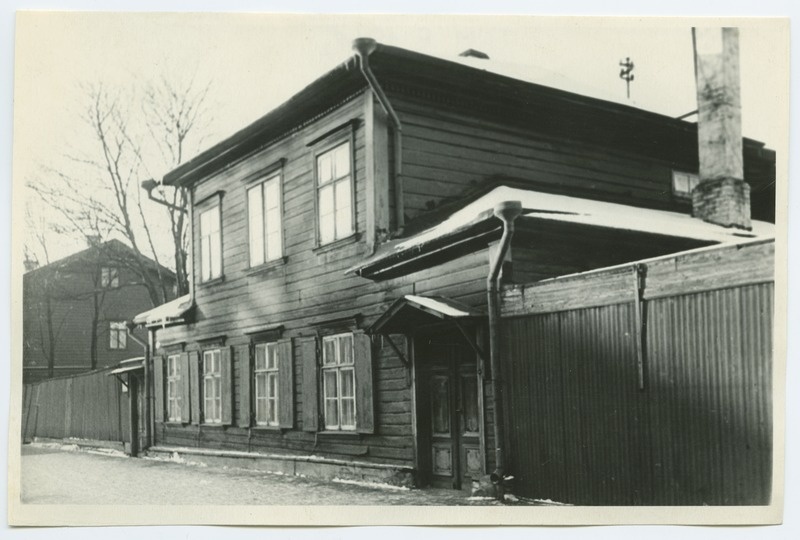 Tallinn, Narva highway 53, house where C.R.Jakobson lived.