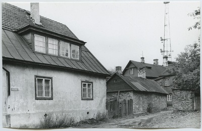 Tallinn. View of the building of Väike-Kompass t. 3 and its surroundings  duplicate photo