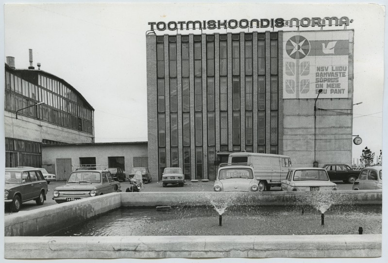 Tallinn. Outdoor view of the production unit Norma