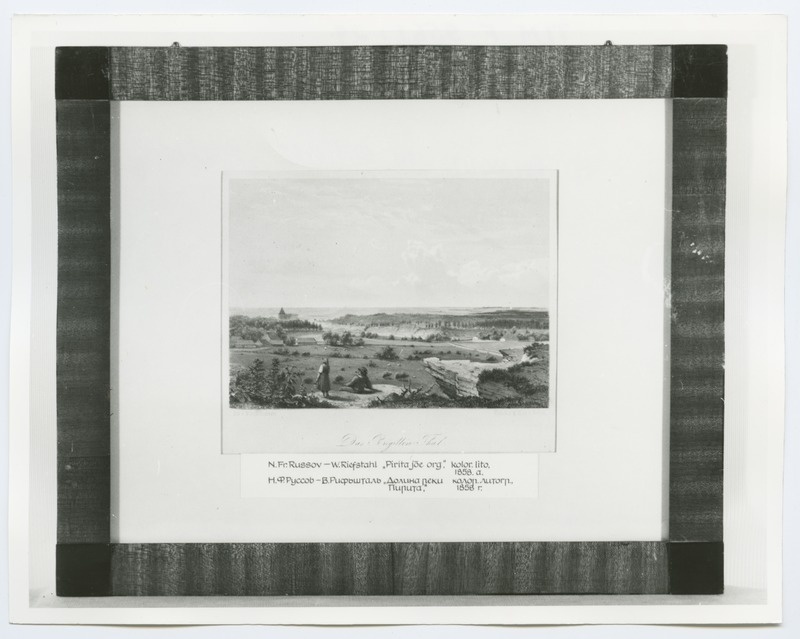N.Fr. Russow - W. Riefstahl "Pirita River Valley" from 1858.