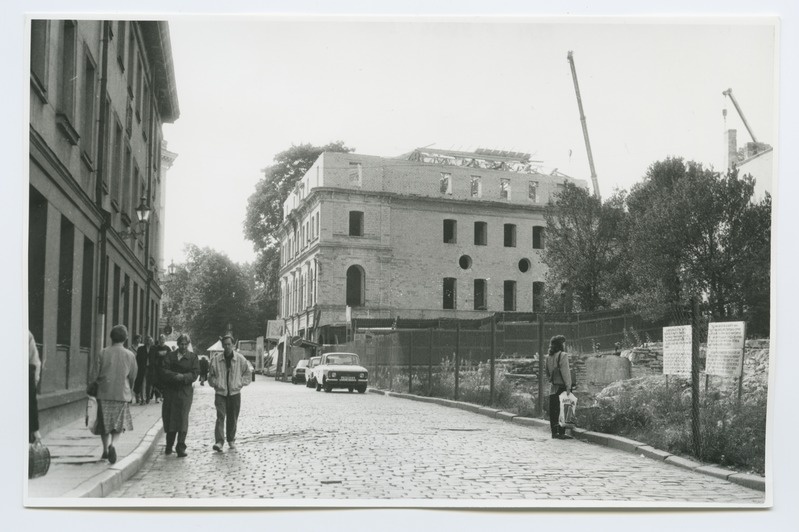 Coffee shop "Tallinna" reconstructive view from Harju Street.
