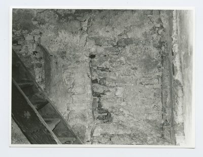 Portal and window fragments on the western edge of the Holy Cross of John’s Church.  duplicate photo