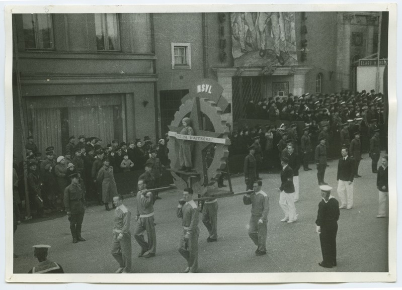 1 May 1941, athletes, workers demonstration at the Winning Square.