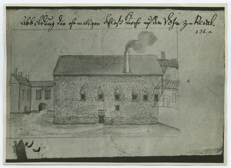 Dogs "Developing the former castle church on the Dom to Reval", former castle chick Toompeal.
