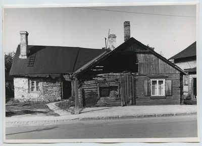 Aircraft t. 56 broken wooden house  duplicate photo