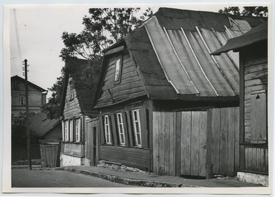 View of old houses  duplicate photo