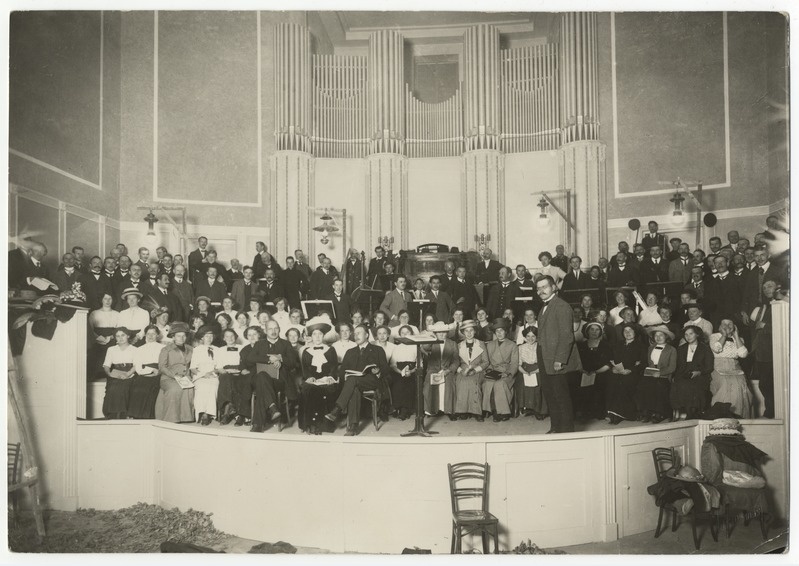 Estonian concert hall, presentation by Johannes Hayden's oratory "Aastaajad".