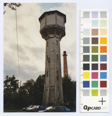 View of the water tower near Kopli Street.  duplicate photo