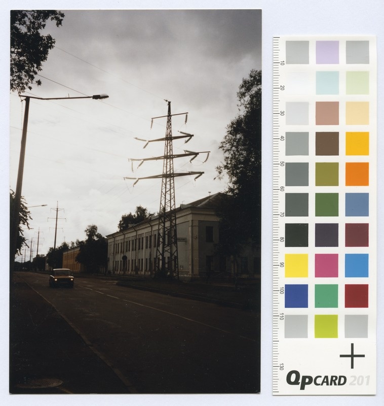 View from the corner of the Industrial Street to Erika Street. Pictured in the evening.
