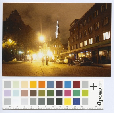 Harju Street in the evening.  duplicate photo