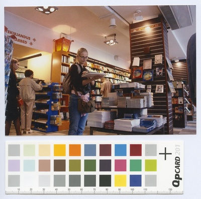 Internal view of the Apollo bookstore.  duplicate photo