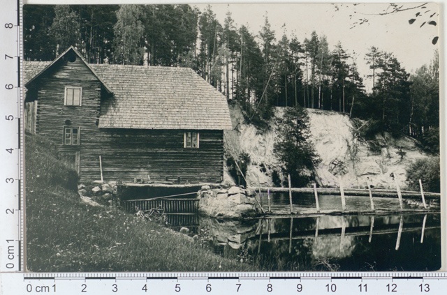 Võhandu river valley, Dobrolutsu water spring, Võrumaa 1925